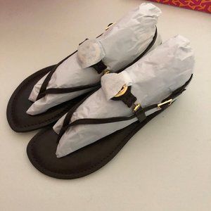 Tory Burch Ali Anteka Baby Leather Sandals